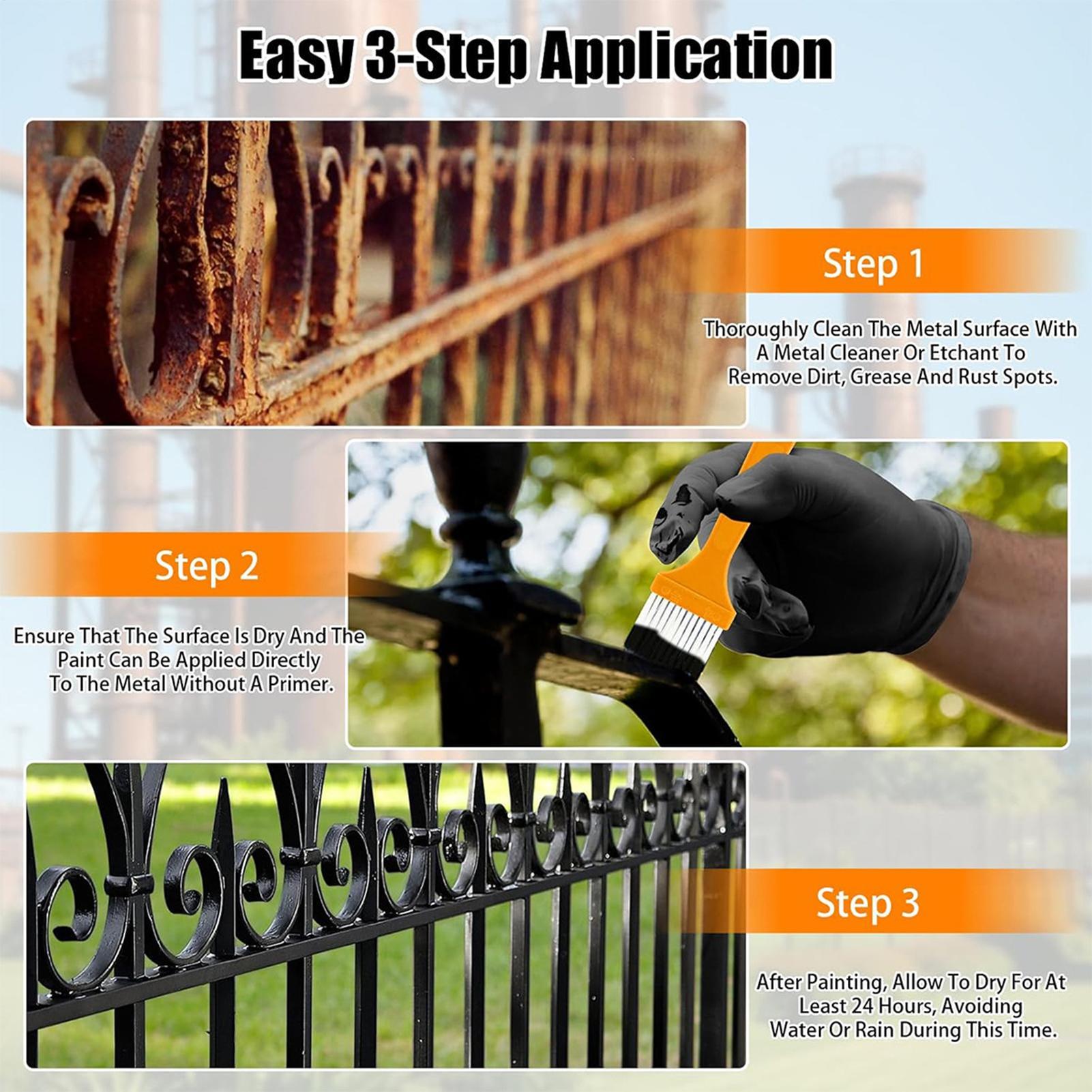 Rust Converter For Metal 500g Inhibitor Primer Coating Rust Inhibitor For Long-Lasting Protective Barrier Automotive Chassis CHINA