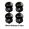 For Hyundai Wheel Center Sticker Emblem Rim Caps Hub Cover Logo Badge Decal N Line Sonata Azera Coupe SantaFe Genesis Accent c1
