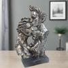 Mother & Father with Child Family Couple Love Statue Showpiece Idol for Home Living Room Decor Decoration & Gifting