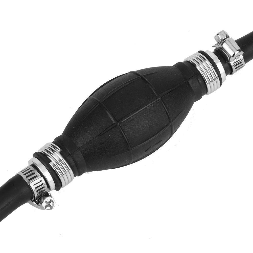 Fuel Gas Line Assembly Outboard Hand Primer Bulb with Hose Clamps for Boats RV Tractors CaraNaVans