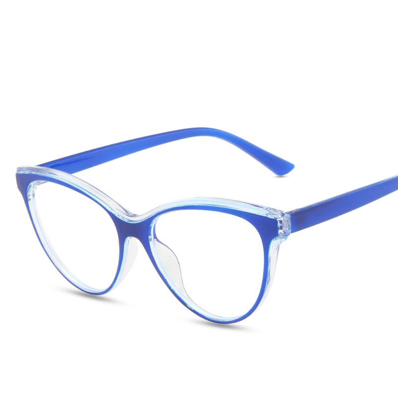 

Розовая оправа Анти-синий свет Кошачий глаз Близорукие очки Для женщин Модные очки для близорукости Рецепт от 0 -0.5 -0.75 До -6.0 0