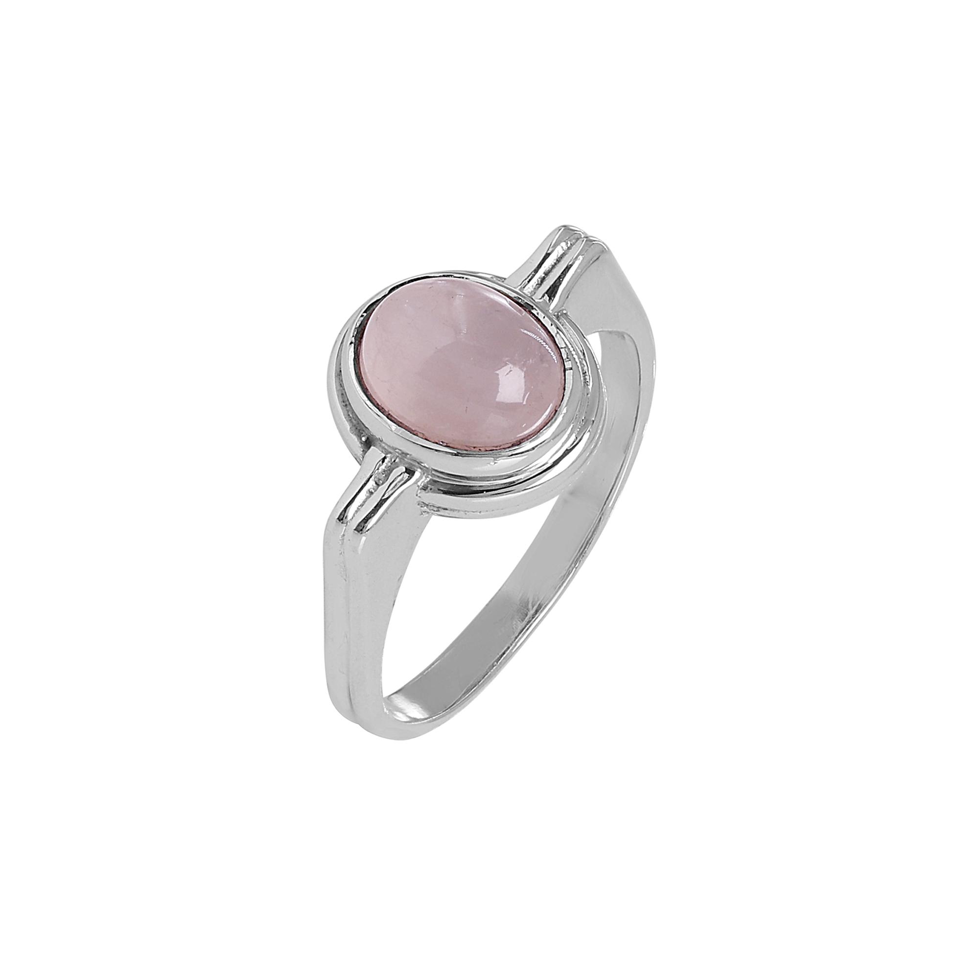 

Rose Quartz Silver Ring, Pure 925 Sterling Silver Handmade Jewelry, Silver Jewelry, Unisex Ring Ar8945 12 розовый