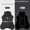 Thick Warm Reflective Dog Clothing Medium Large Dog Windproof Winter Dog Jacket Cold Proof Back Protection Fleece Pet Coat