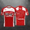 2026 Nouveau Numéro de Course. 16 Pilote Charles Leclerc Fan T-shirt à Motif Imprimé 3D Hommes Femmes Été Décontracté Manches Courtes