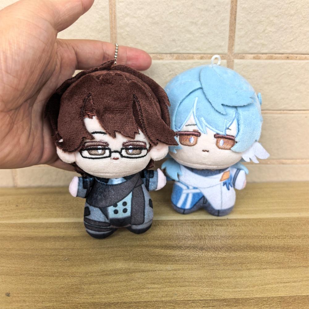 10cm Cosplay Game Honkai Star Rail Character Sunday and Welt Yang Cartoon Plush Toys Cute Funny Bag Keychain Anime Plushie Doll