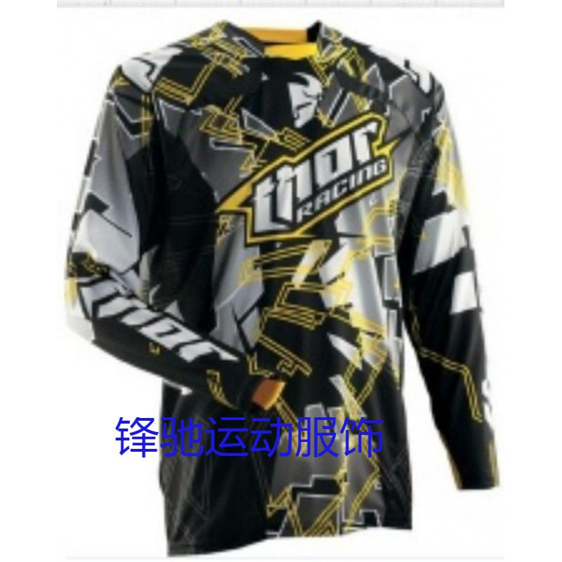 Direct Sales Motorcycle Off-road Suit Long-sleeved Mountain Bike Cycling Suit Summer Downhill Suit Racing Suit T-shirt