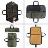 Portable Canvas Chef Knife Storage Bag With Zipper Organizer Waterproof Outdoor Picnic Handheld Knife Storag Pocket Roll Up