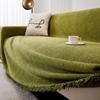 2025 Internet Celebrity Matcha Green Sofa Towel Cover Cloth Sofa Cushion Universal In All Seasons, High-end Sense Full Cover Universal Cover