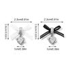1 PCS Organza Bow Zircon Nail Art Accessories Lace Bow Love Nail Decorations  Nail Salon