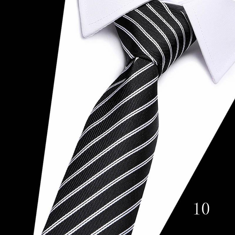 Men'S Polyester Silk High-End Twill Gold Tie 7.5Cm Formal Wedding Etiquette Tie