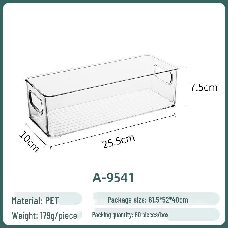 Food-Grade Transparent Refrigerator Storage Box – Large Capacity for Kitchen Organizing