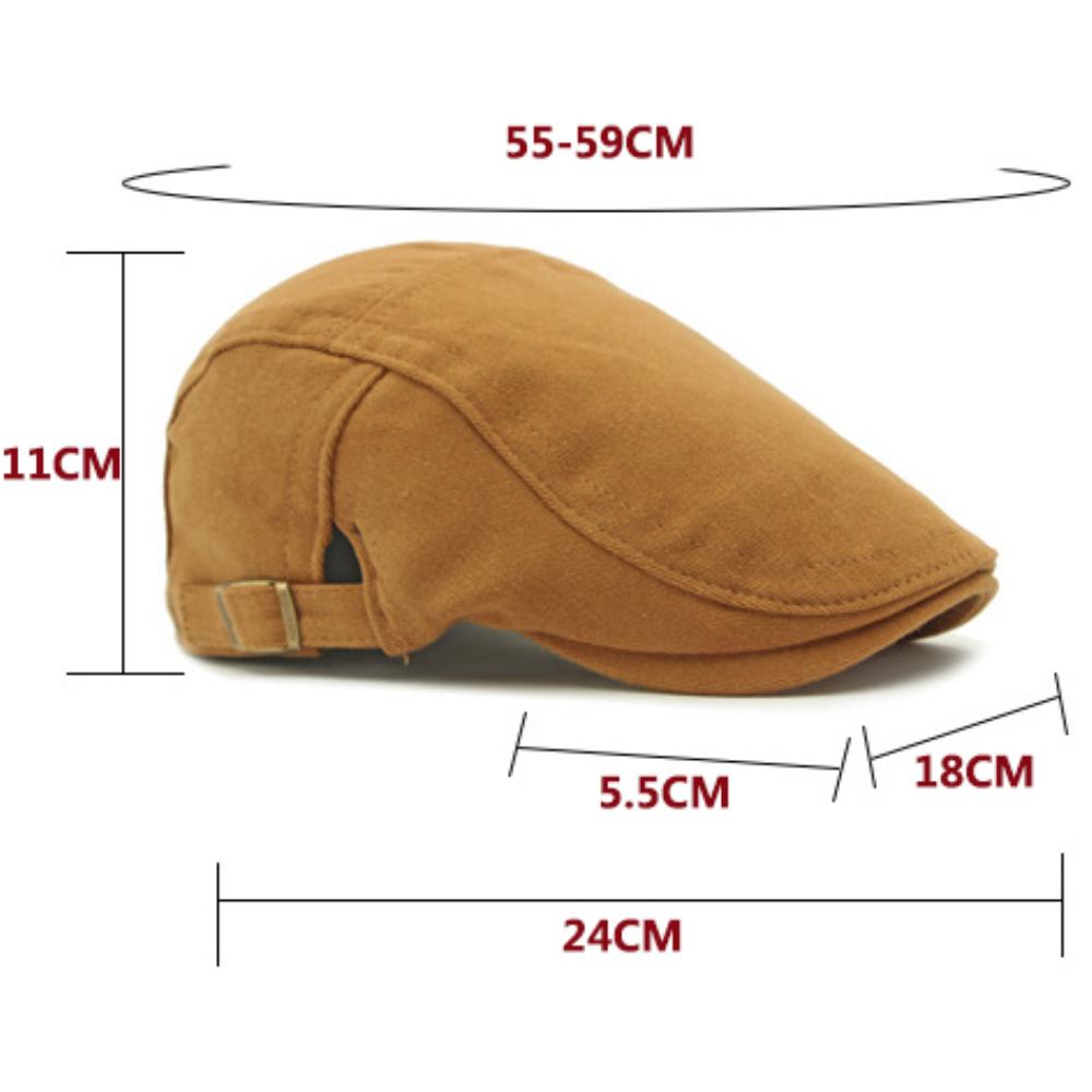 HT4813 Mens Berets Women Classic Solid Plain Artist Painter Beret Hat Adjustable Ivy Flat Cap 100% Cotton Male Female Beret Cap