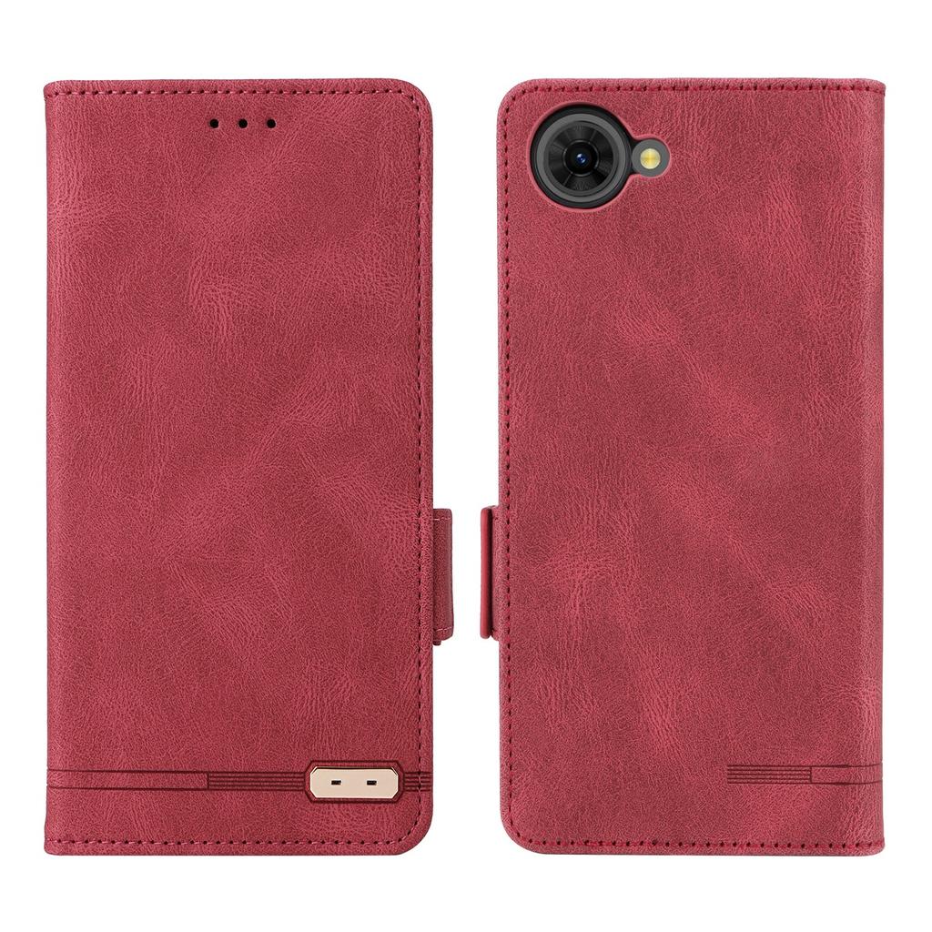 Phone Case for ZTE nubia S2R / S2e / S2 Lite Leather Wallet Flip Phone Cover with Hardware Decor