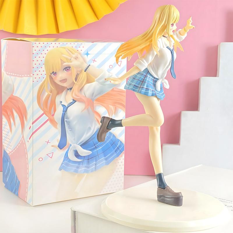 18cm My Dress-Up Darling Anime Figure Kitagawa Marin Black Maid Shizuku Kuroe Statue Collection Decor Model Toy Gift