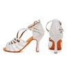 Diamond High Heel Dance Shoes Lesklé Latin Tango Waltz Elegantní taneční boty pro ženy