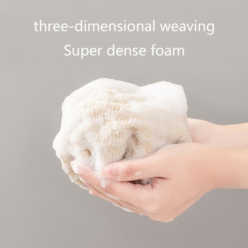 Japanischer Peeling-Waschlappen Bade-Rückenbürste Polyester Handtuch Bürste für Rückenhandtücher Peeling-Schrubben Dusche Körper Badezimmer