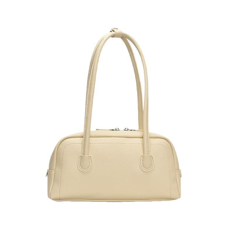 Fashion baguette bag 2025 new simple texture hand-held underarm bag high-end niche commuter shoulder bag women's bag