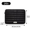 Portable Laptop Sleeve Bag Handheld Computer Inner Bag Large Capacity Down Storage Bag Travel Organizer Pouch for Business