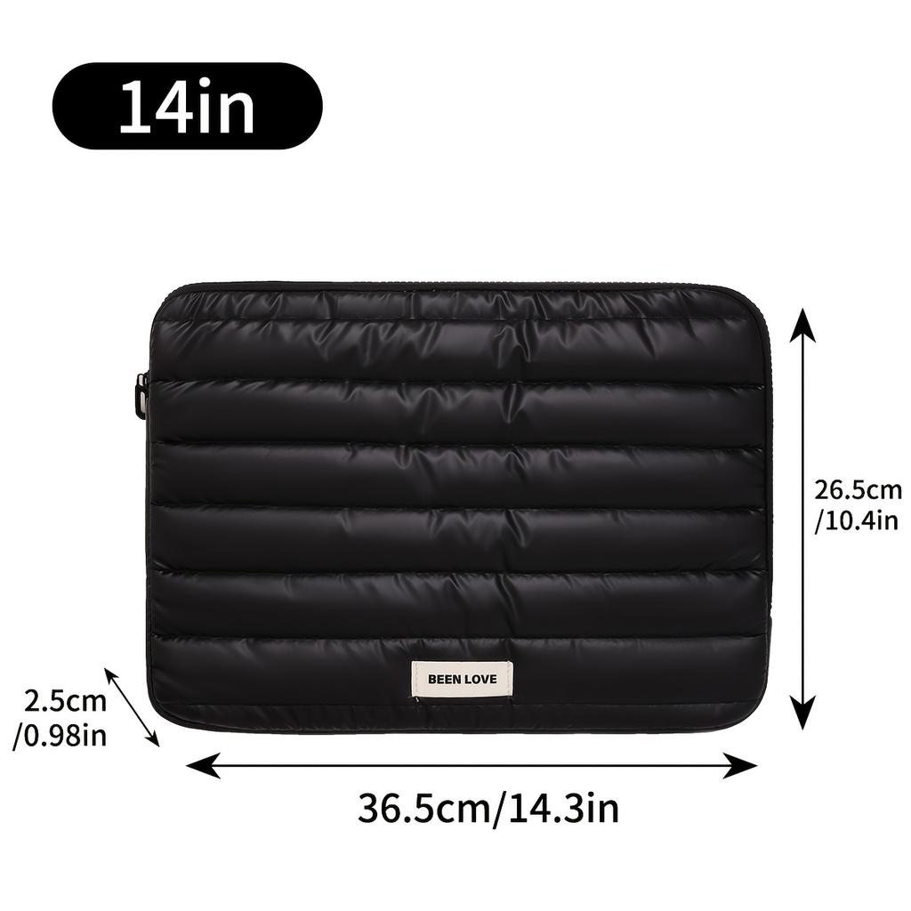 Portable Laptop Sleeve Bag Handheld Computer Inner Bag Large Capacity Down Storage Bag Travel Organizer Pouch for Business
