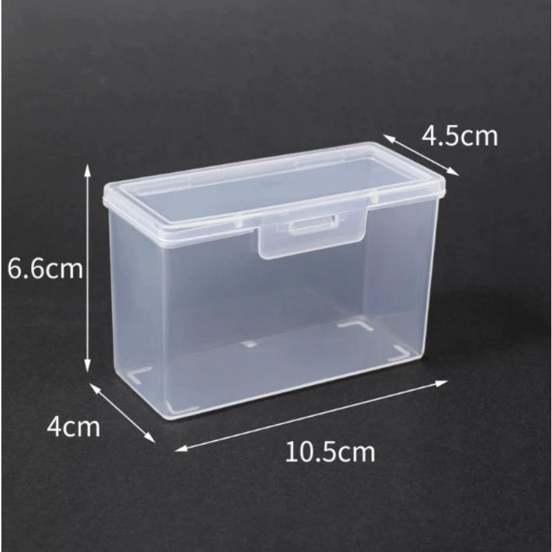 

Plastic Clear Storage Box Storage Box Multipurpose For Game Card Rectangular Business Card Credit Card Holder Case Organizer прозорий