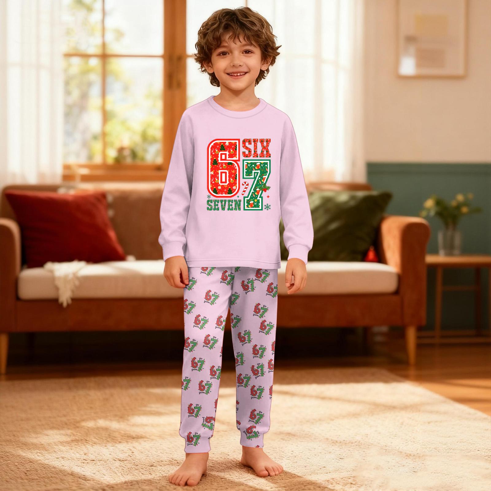 

Children s Boys And Girls Thin Two-piece Long-sleeved Pants Two-piece 150