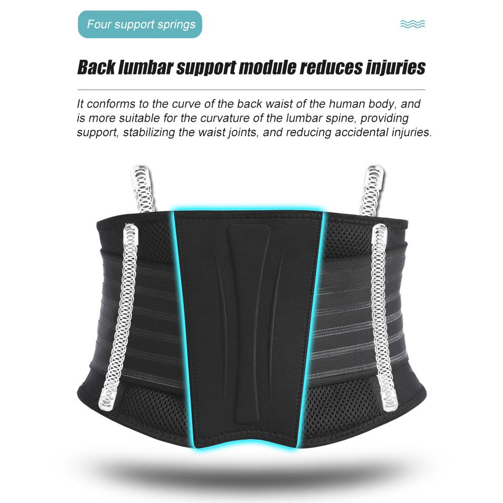 1Pcs Adjustable Double Pull Lumbar Support Lower Brace Waist Band,Unisex Back Belt Lumbar Pain Relief