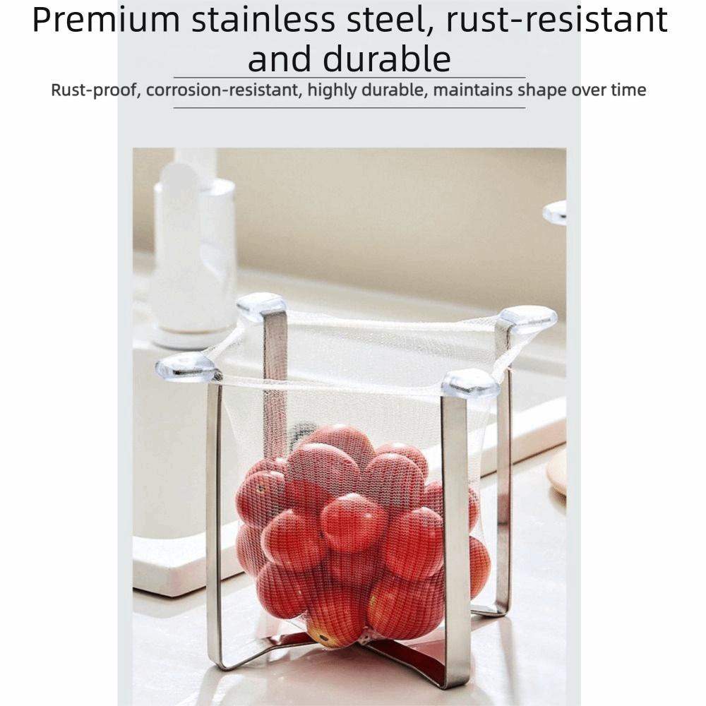 Stainless Steel Sink Strainer Net Bags Disposable Mesh Food Waste Catcher  Restaurant Use