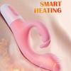 3 In 1 G Spot Rabbit Anal Dildo Vibrator 10 Vibration Modes Waterproof Clitoral Massager Female Tongue Sex Toys Adult Sex Toys