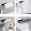 Paper Roll Holder Towel Rack Hanging Shelf Bathroom Storage Toilet Rack Home Kitchen Tissue Accessoriy Wall Stand Hanger Kitchen Cup Holders 5