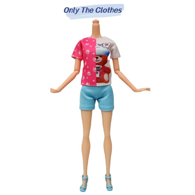 

Повседневная одежда для куклы Барби, игрушечные наряды, аксессуары для переодевания, костюм для куклы 11 дюймов Style A