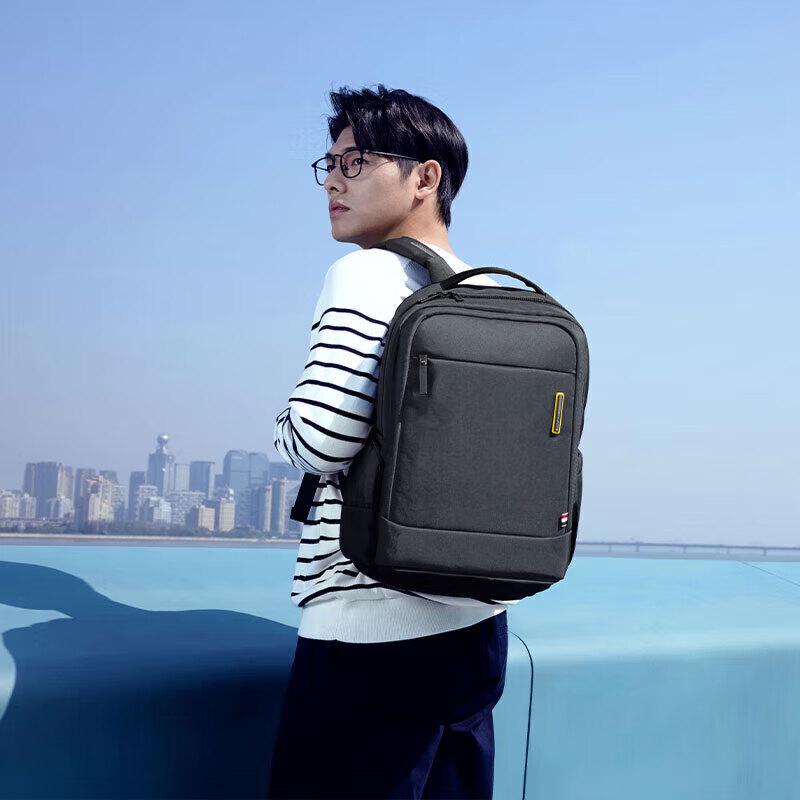 American Tourister NJ5 Color-Blocked Laptop Backpack