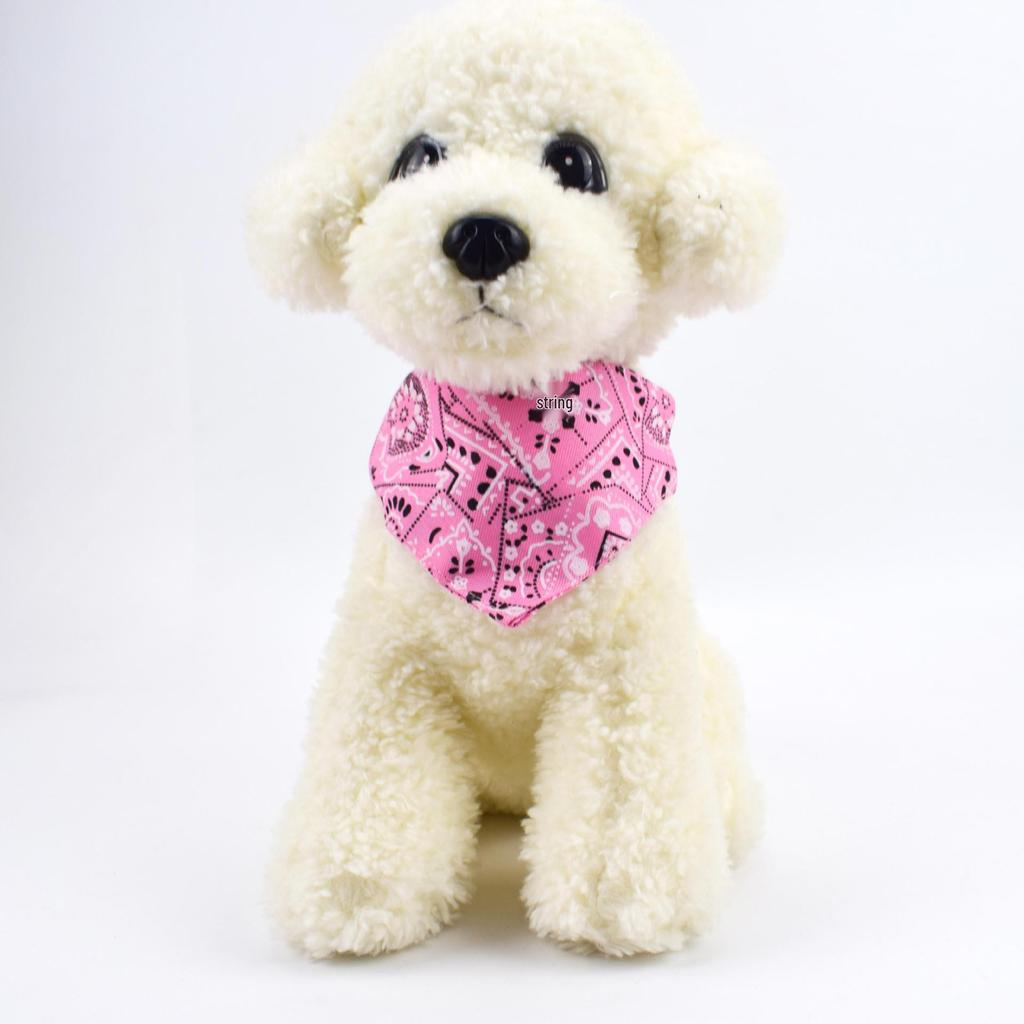 Cross-Border Pet Dog Bib, Drool Towel, and Bandana Collar for Small Dogs and Cats