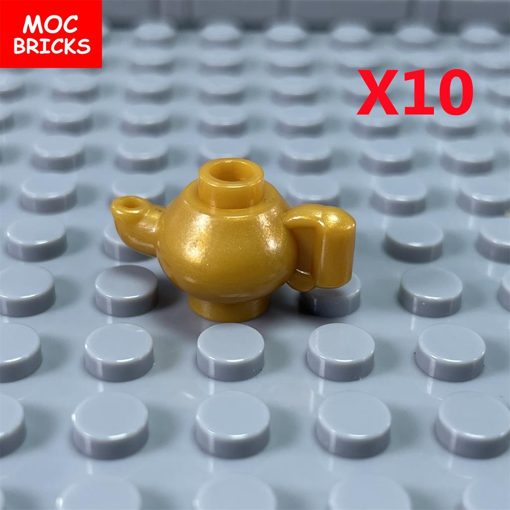 MOC Blocks Teapot Utensil Cup Chinese KUNG FU Tea Genie Lamp 98383 Learning Construction bricks Action figure Toy kid gift idea