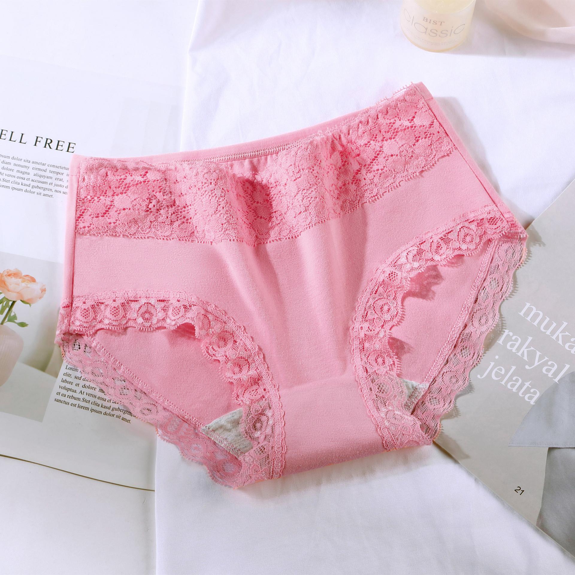 

Трусики для женщин, повседневное нижнее белье, сексуальное бикини, женские трусы со средней талией, нижнее белье XL розовый