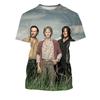 Summer Fashion Trend Personalized 3D Printed Printed Pattern T-shirt Retro Hip-hop Round Neck Casual Comfortable Short Sleeved