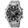 EDIFICE 100 Meters Waterproof Fashion Solar Quartz Steel Strap Men's Watch Black Dial ECB-2300YD-1A