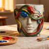 Artisanal Gorgon Designs Silicone Mould Craft Customes Decorations Plant Pots Jewelry Organizers Home Art Creation