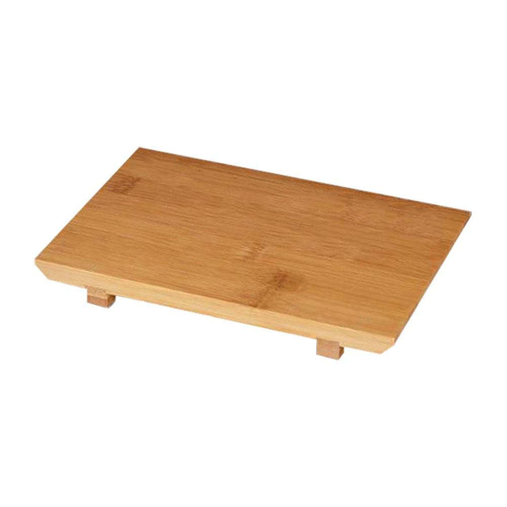 Sushi-Tablett Servierplatte Sashimi Japanische Platte Brett Schale Geta-Stil Holz Bambus Snack Schneidebrett Holzplatten Lagerung