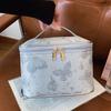 Fashion Women Makeup Bag Portable Cute Ladies Cosmetic Toiletry Storage Pouch Handbag New Cotton Quilted Zipper Bag