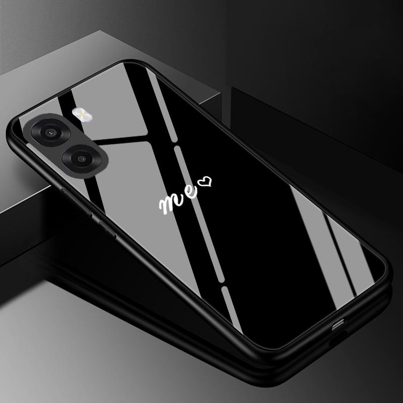 For Oppo A6X 4G 5G A6 Pro Case Cover Tempered Glass Cases for OPPO F31 5G Hard Back Bumper OPPO A6 Pro A 6 X A6Pro 4G 5G Fundas