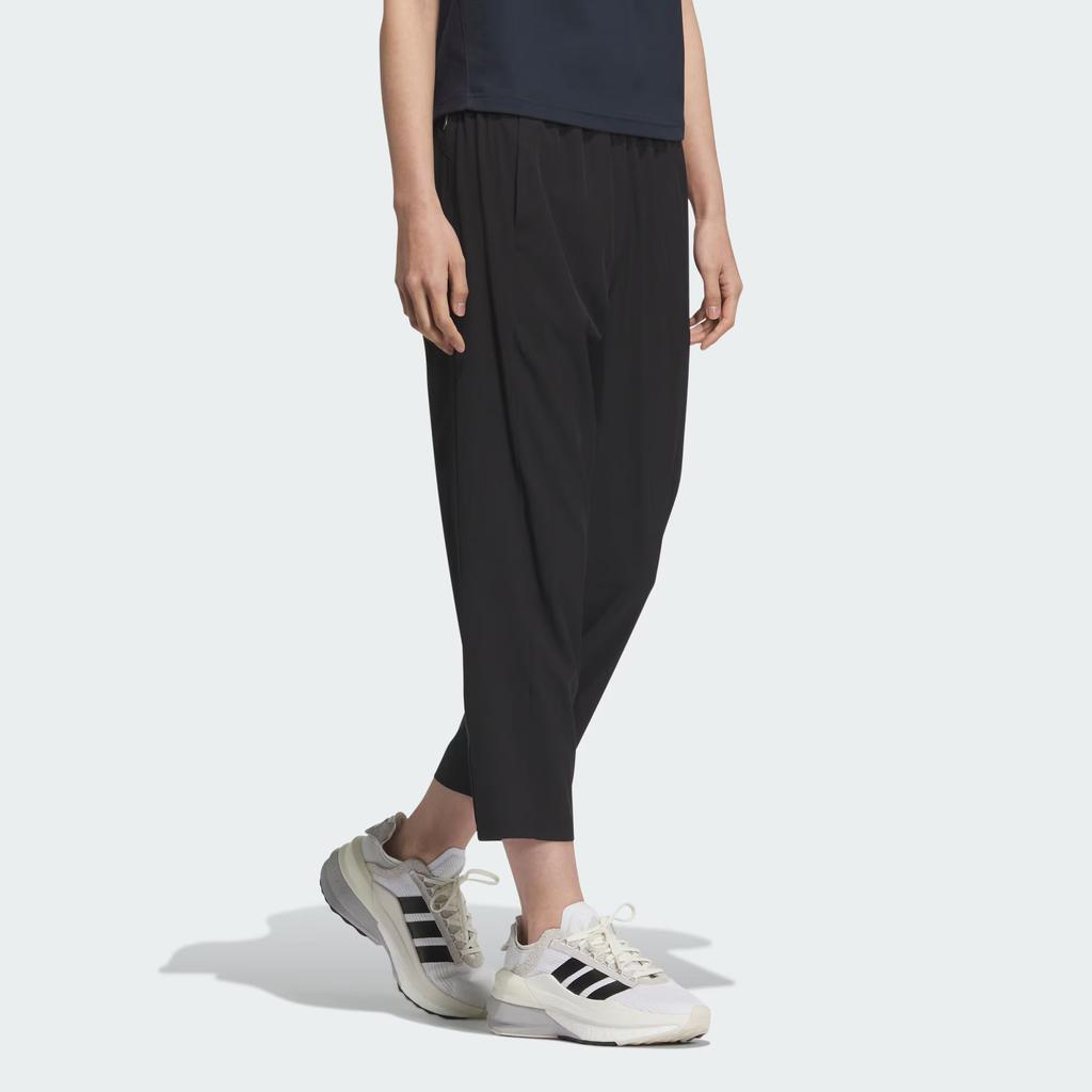 Adidas Must Haves Climacool Brand Logo Solid Color Nine-Point Versatile Quick-Dry Sports Pants Women Pants KC0030