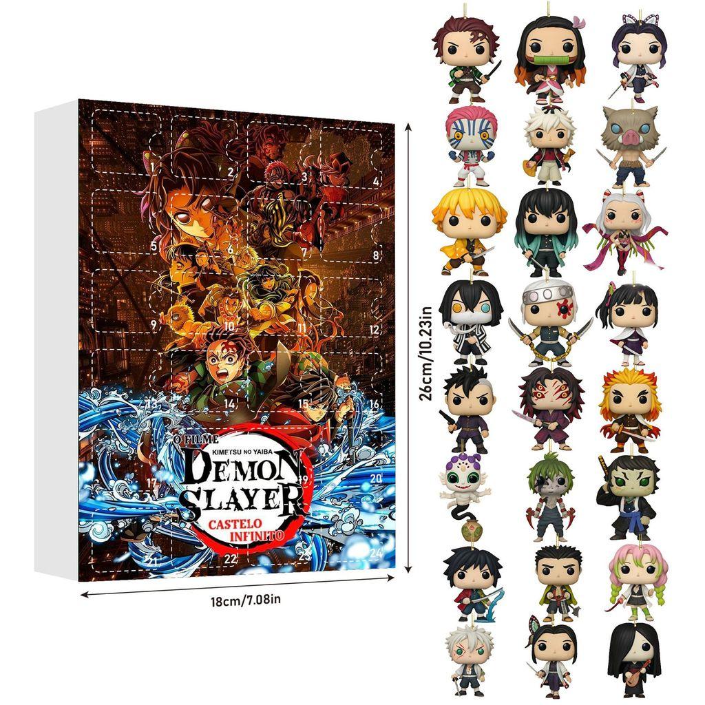 Demon Slayer Adventskalender Mit Acryl-Accessoires Für Geschenkaustausch Und Sammler