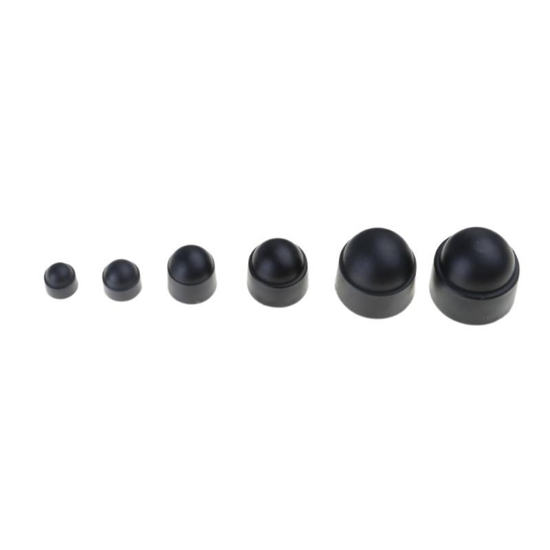 Threaded Inserts with Caps Set Plastic Locking Assortment Easy to Use Self Locking Nut with Caps Set Essential Nut Set