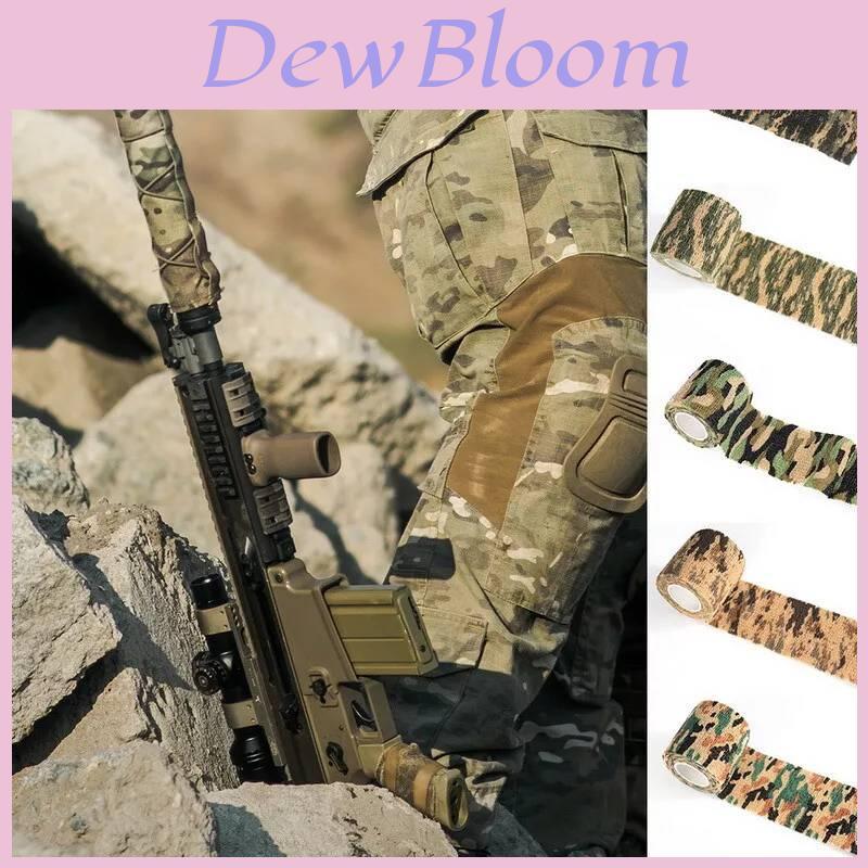 Self Adhesive Stretchable Camouflage Tape For Outdoor Use With Non Sticky Fabric In Multiple Colors And Patterns For Easy Application