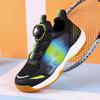 2025 Kids' Badminton Shoes for Boys & Girls – Competition Ready, Rotating Buckle, Double Mesh, Breathable Design
