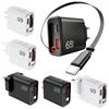 Multi Port Charging 65W Super Fast Charger Built In Cable GaN Charger  Home and Office Use