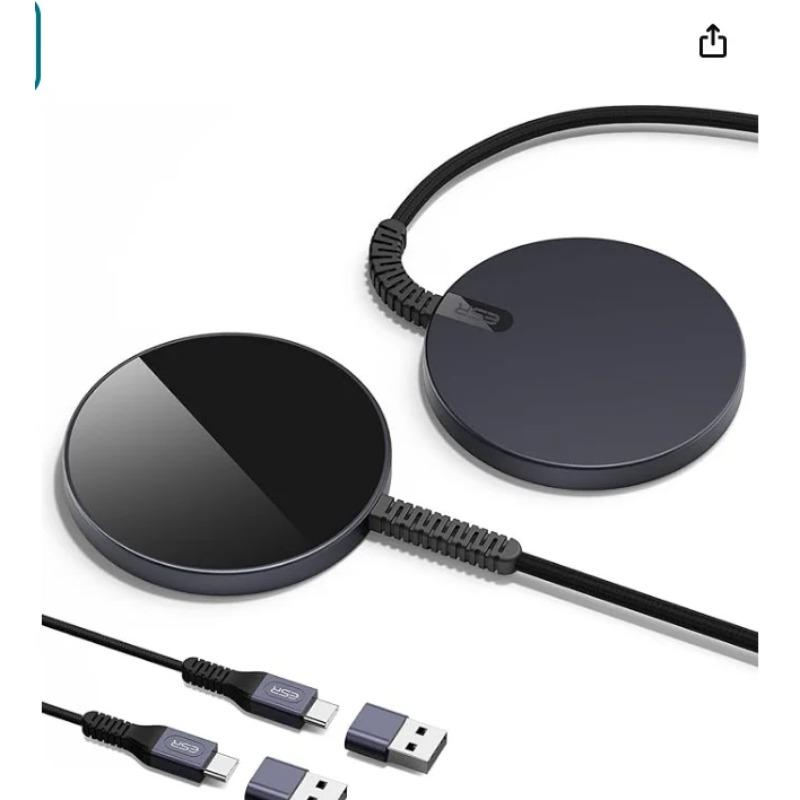 For Magsafe Charger Qi2 Wireless Charger Charging Pad for IPhone 16/15/14/13/12 Series AirPods 4/3/Pro 2 Phone Charging Part