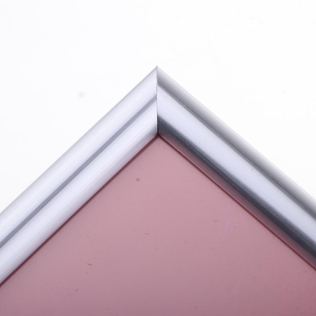 A4 Size Wooden Diploma Certificate Photo Artwork Picture Frame Silver