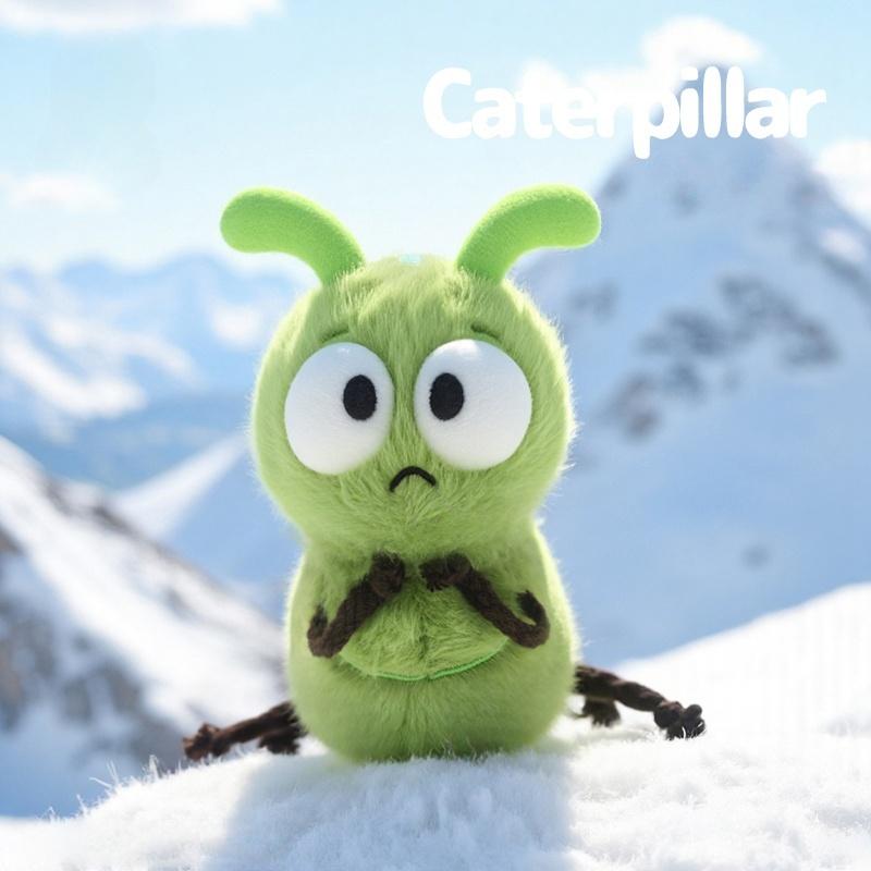 Nice 16cm Cartoon Funny Insect Series Plush Toy Soft Cute Caterpillar Stuffed Animal Ideal Birthday Gift For Kids Girls & Boys