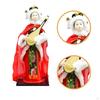 30cm Handmade Chinese Silk Makeup Figurine, Traditional Decoration for Home, Office Or